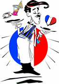 Gar&ccedil;on de caf&eacute; &agrave; la fran&ccedil;aise avec style
